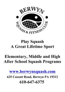 Elementary Connections Digital Edition advertisement for Berwyn Squash and Fitness Club