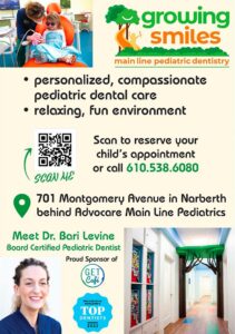 Elementary Connections Digital Edition advertisement for Growing Smiles Main Line Pediatric Dentistry