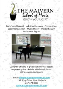 Elementary Connections Digital Edition advertisement for The Malvern School of Music