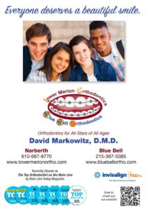 Elementary Connections Digital Edition advertisement for Lower Merion Orthodontics