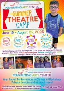 Elementary Connections Digital Edition advertisement for Wolf Performing Arts Center